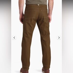 40X32 KUHL RYDR Brown dark khaki men’s pants eurotwill legendary relaxed fit